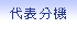 代表分機
